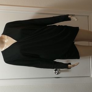 Black I.N.C Wrap Top
